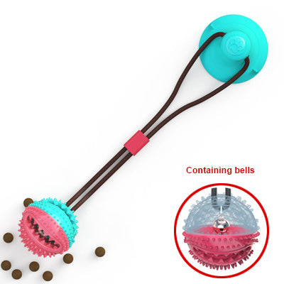 Interactive Silicone Tug Ball for Chewing, Cleaning & Play!