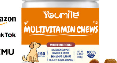 Multifunctional Pet Vitamins for Health & Vitality in Dogs!