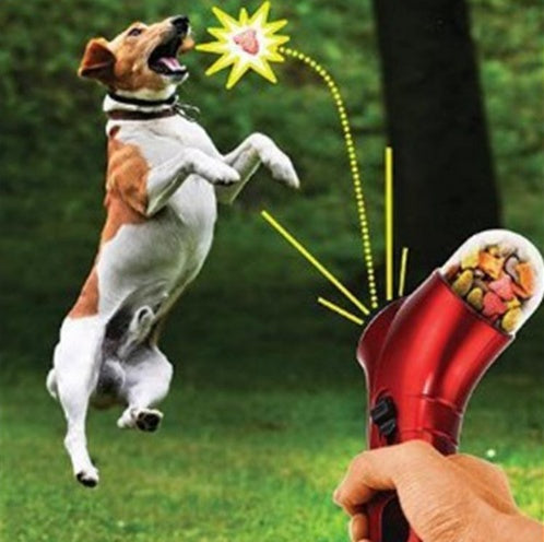Fun Pet Food Catapult Feeder & Interactive Dog Toy!