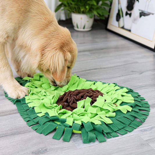 Interactive Dog Sniffing Mat for Fun Feeding & Puzzle Training!