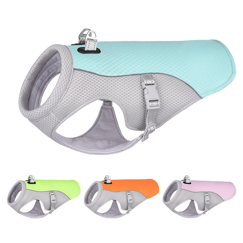 Summer Cooling Vest for Dogs – Breathable, Sun-Proof & Heat-Resistant!