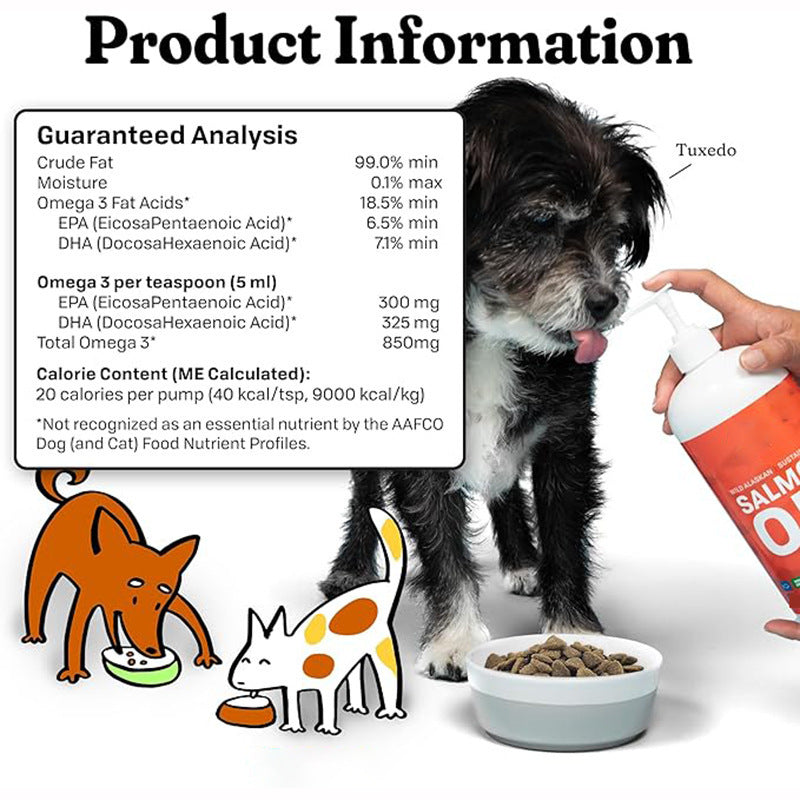 Pet Fish Oil for Shiny Coat & Hair-Fall Control!
