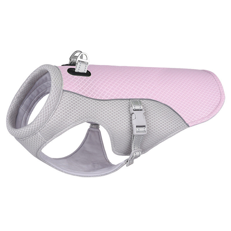Summer Cooling Vest for Dogs – Breathable, Sun-Proof & Heat-Resistant!