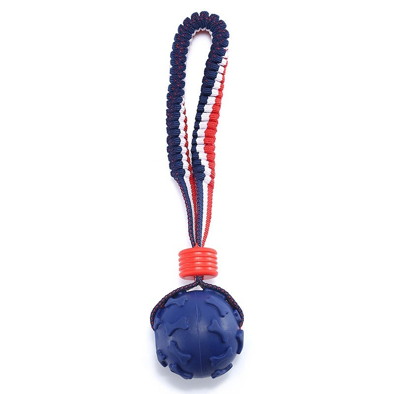 Interactive Dog Toy Ball with Rope – Perfect for Chewing & Training!