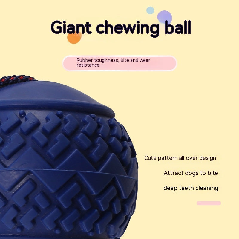 Interactive Dog Toy Ball with Rope – Perfect for Chewing & Training!