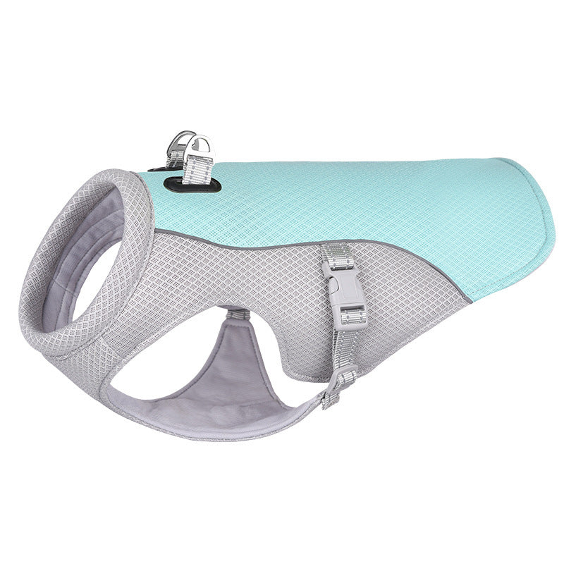 Summer Cooling Vest for Dogs – Breathable, Sun-Proof & Heat-Resistant!