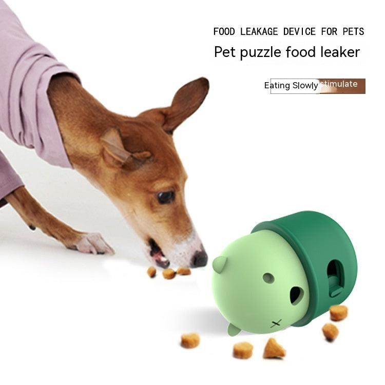 Interactive Fun & Training: Natural Rubber Dog Food Feeder Ball – Chew, Play, and Reward!